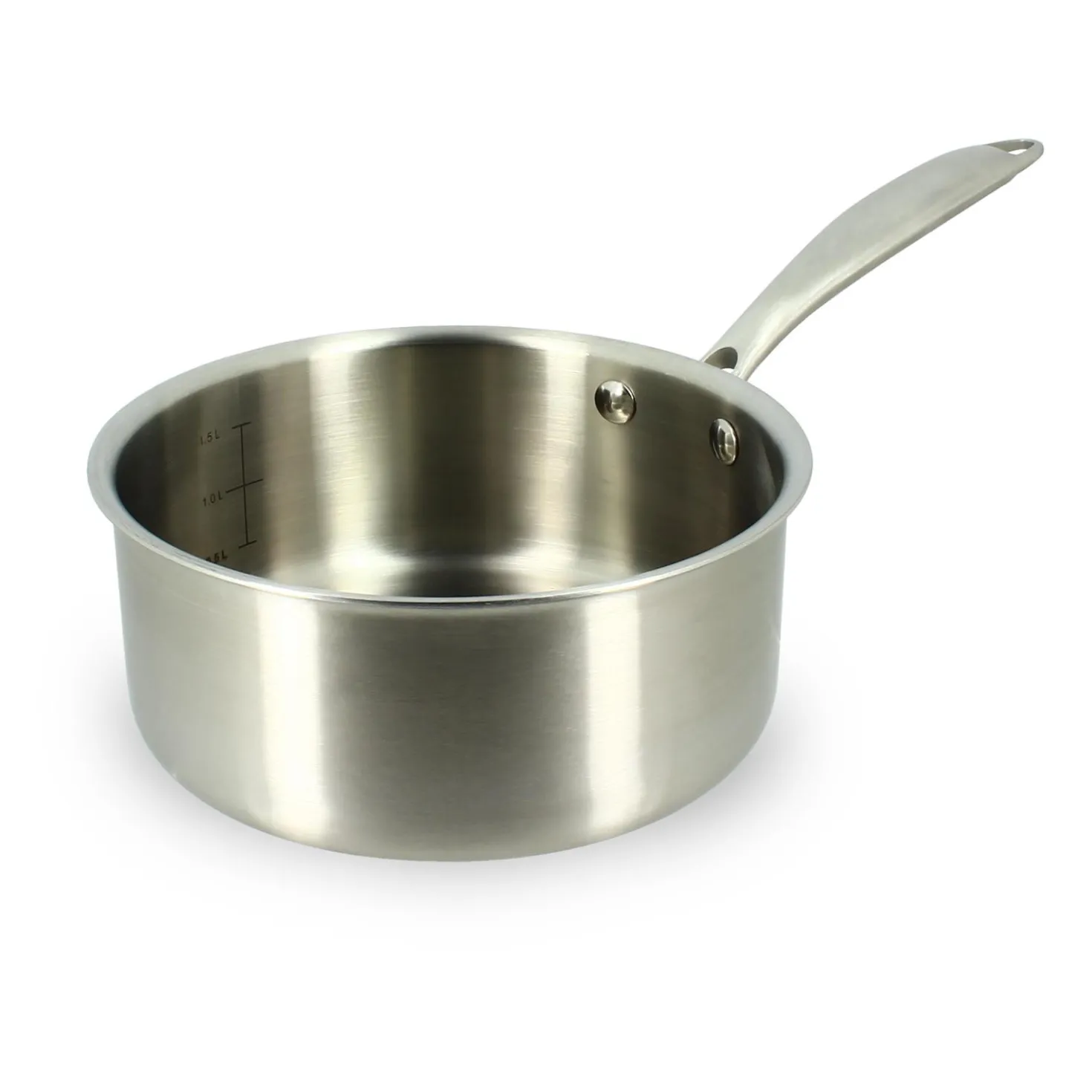 Casserole inox Triply 18 cm sans PFAS - Menastyl