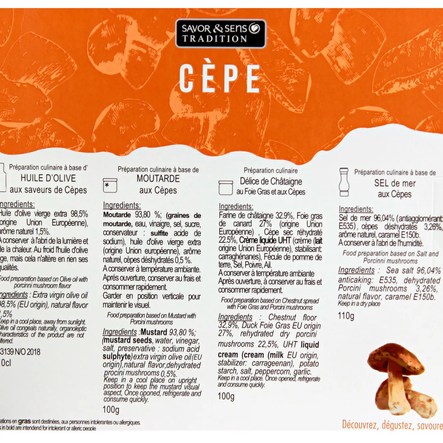 Coffret Autour du Cèpe - Savor et Sens