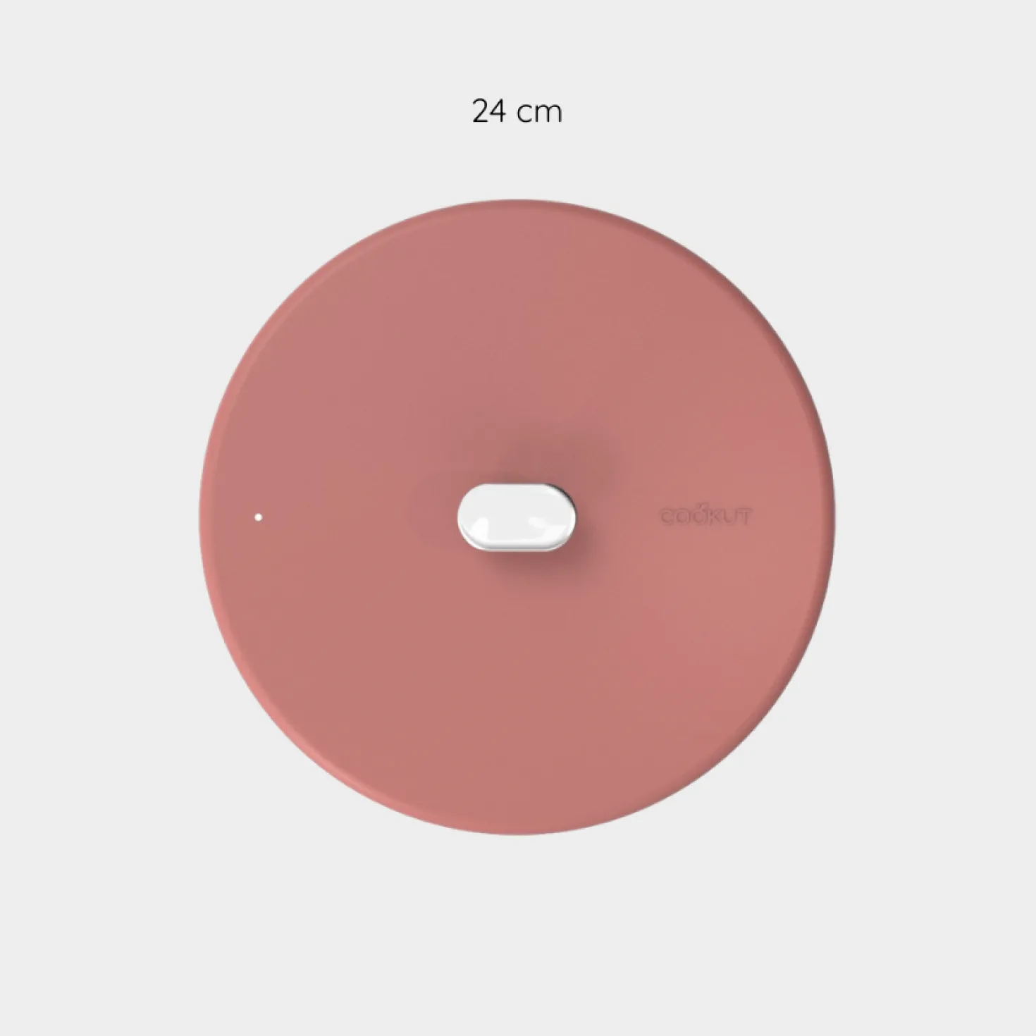 Couvercle inox Le Merveilleux 24 cm guimauve - Cookut