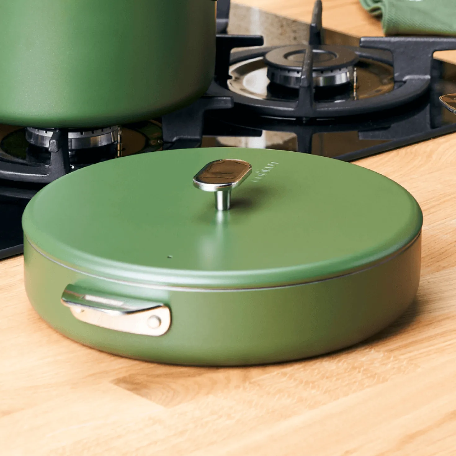 Couvercle inox Le Merveilleux 24 cm fougère - Cookut
