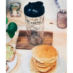 Crêpière revêtue fougère 28 cm + accessoires offerts