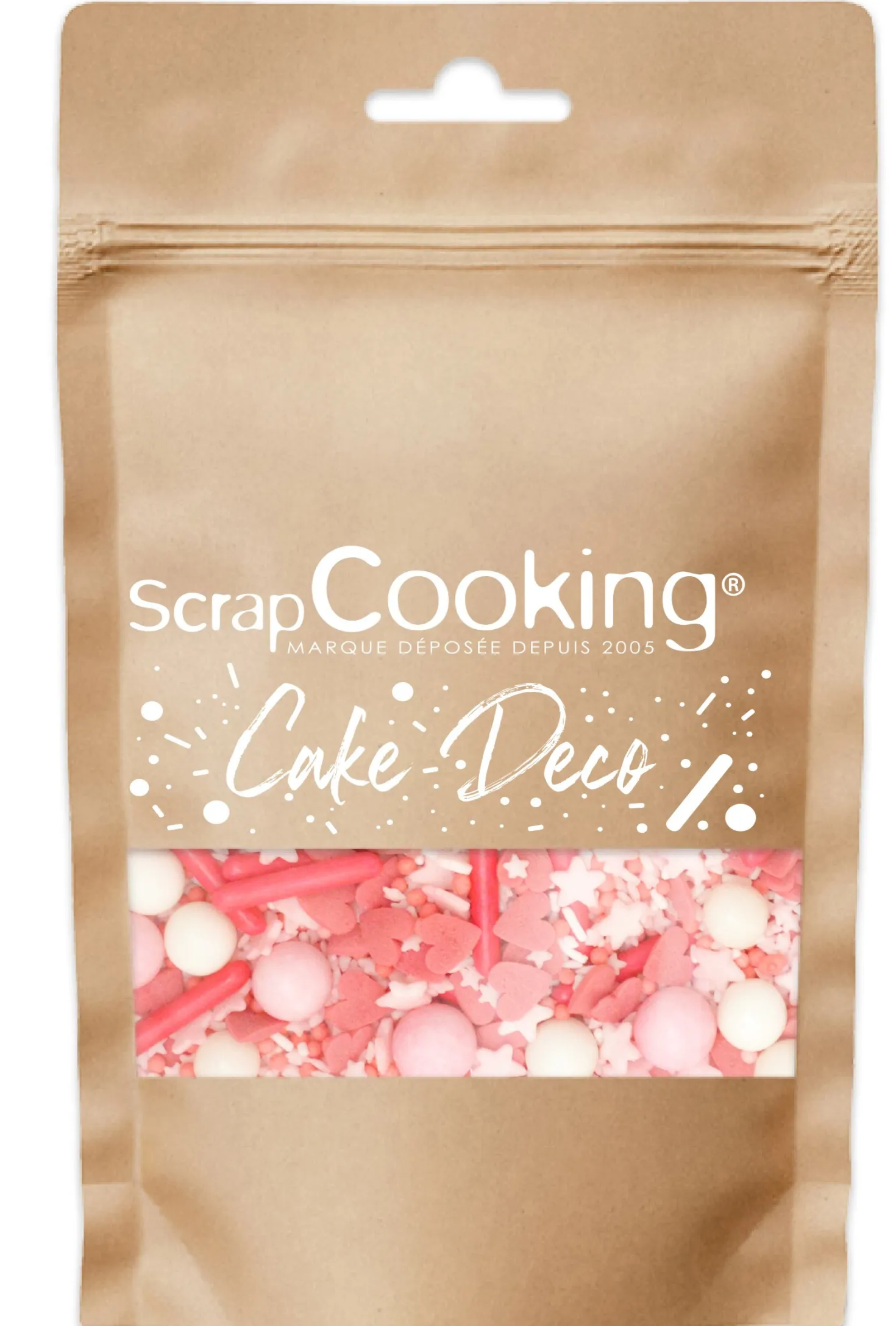 Décor à parsemer Coeurs 70 g - Scrapcooking