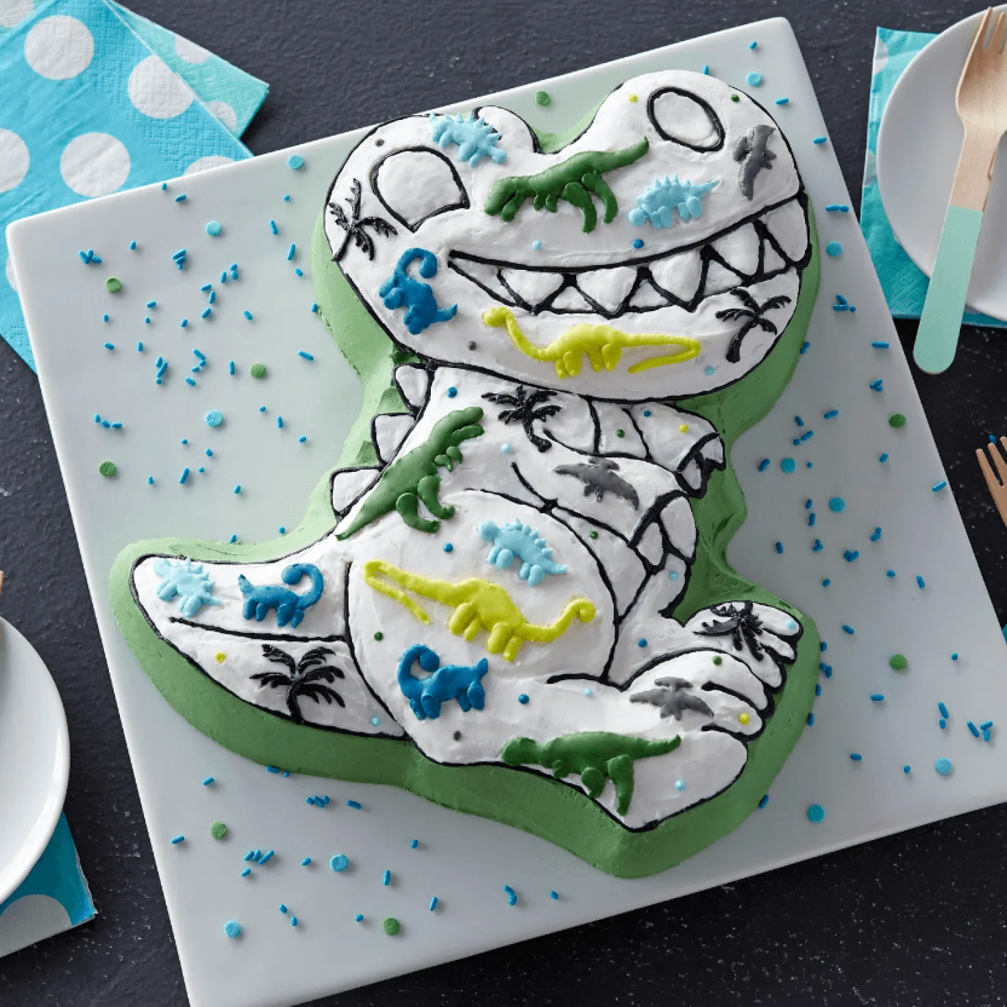 Moule en acier Dinosaure 34 cm - Wilton