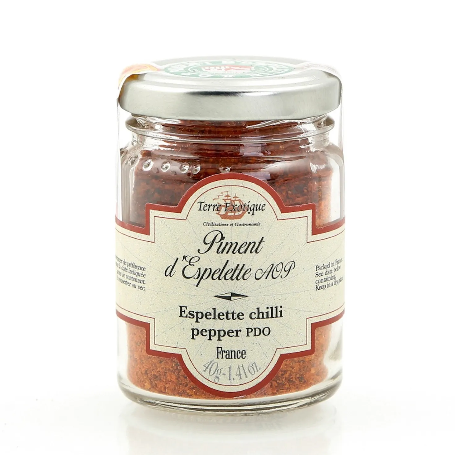 Piment d´Espelette AOP 40 gr - Terre Exotique