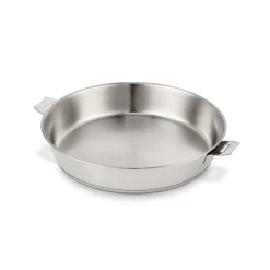 Poêle inox 28 cm avec poignée + produit d'entretien offert