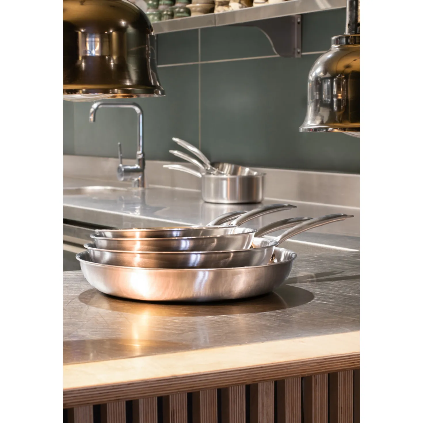 Poêle inox sans PFAS Triply 24 cm - Menastyl