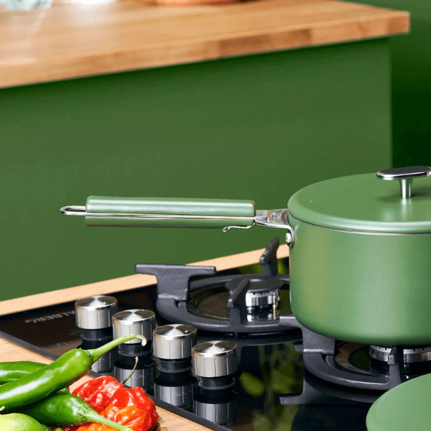 Sauteuse inox La Merveilleuse 28 cm fougère + livre offert