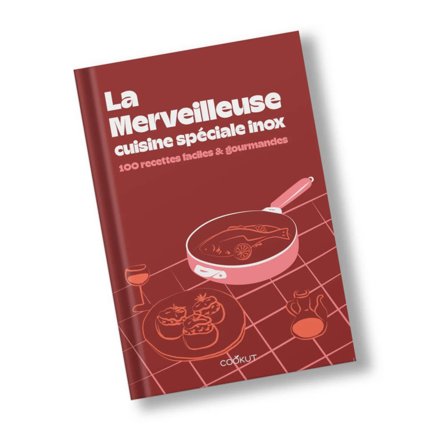Sauteuse inox La Merveilleuse 28 cm fougère + livre offert