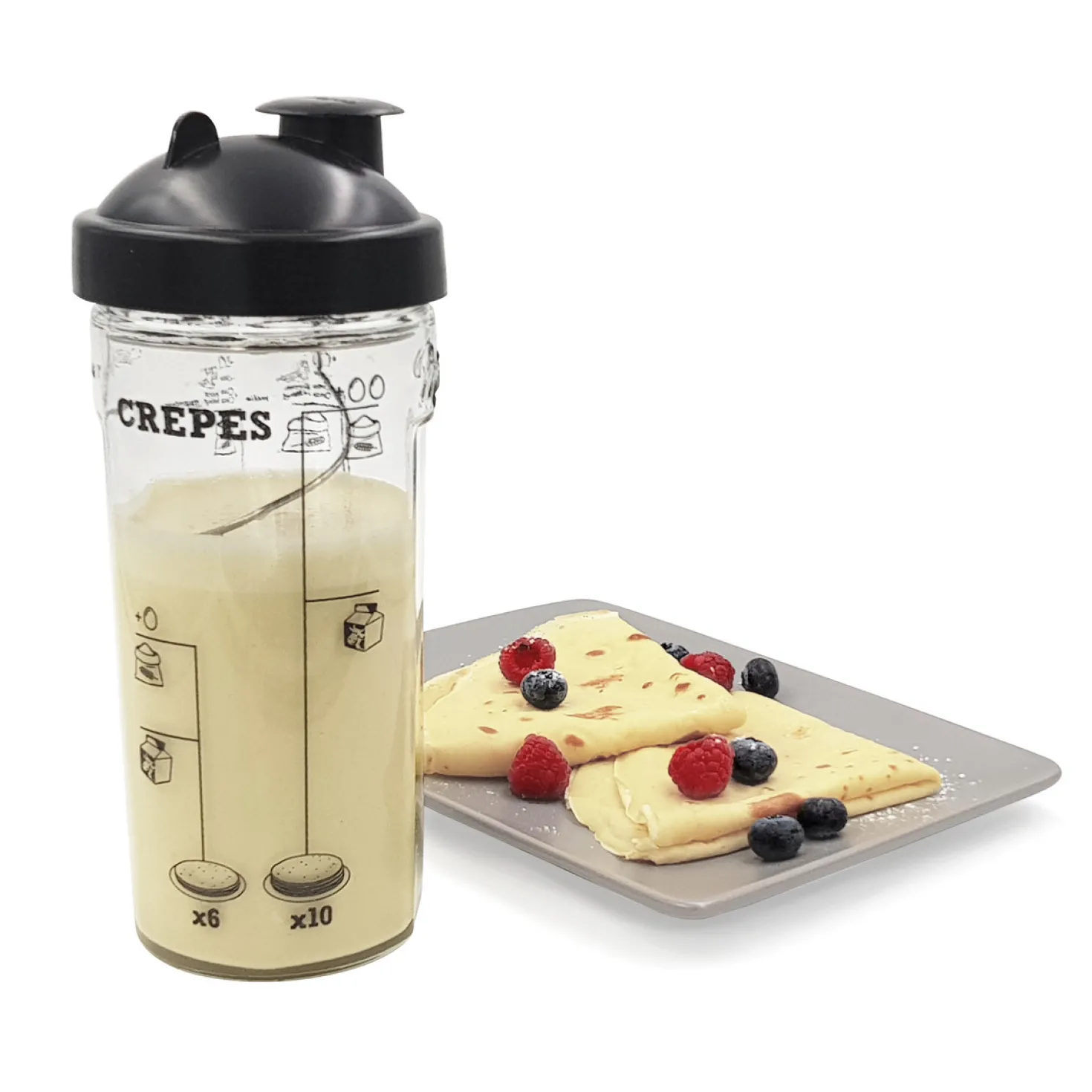 Shaker à crêpes et pancakes - Cookut