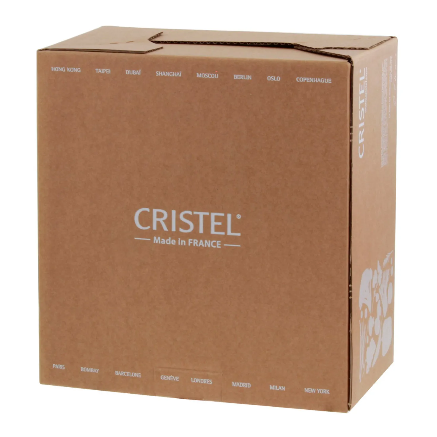Wok amovible inox triply sans PFAS Casteline 28 cm - Cristel