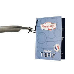 Wok inox sans PFAS Triply 28 cm - Menastyl